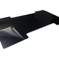Versandmetall Winterhoes voor koelkast 390x210mm van 1,0mm antraciet aluminium, licht gekant, slechts 200 gram, eenvoudig te monteren Thetford ventilatierooster