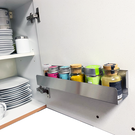 Versandmetall Étagère à épices, étagère d'armoire, en acier inoxydable de haute qualité