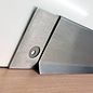 Versandmetall Sparset  SLF-2, 60mm hohes Sockelprofil aus 1mm Edelstahl, Falz zur einfachen Befestigung,  (12x 1250mm 12x1500mm 9x2000mm 6x2500mm ) Oberfläche einseitig Schliff K320