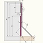 Versandmetall Voordeelset 120 meter (48 x 2500 mm) SLF-2, 60 mm hoog basisprofiel van RVS, met sponning voor eenvoudige bevestiging, oppervlak aan één zijde met slijpkorrel 320 incl. 300 stuks houder/steun voor SLF - Copy