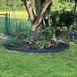 Versandmetall Connecteur pour bordure de pelouse stable en bandes de gravier avec pli en aluminium anthracite 160-250 mm de hauteur - Copie