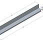 Versandmetall Sonder -Edelstahl Duschwanne, Duschtasse { R3A }3 teilig  1,5mm , INNEN Schliff K320 Maße 855x680 mm,Höhe  55 mm