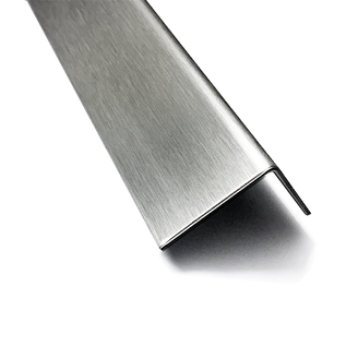 Versandmetall STOCK RESTANT [16A] Jeu de 10 cornières en acier inoxydable, à un seul tranchant, finition de surface K320, côté visible INTÉRIEUR, axb : 10x10 mm, épaisseur du matériau 1,0 mm, longueur 2500 mm - Copie