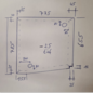 Versandmetall Sonder - Edelstahl Duschwanne, Duschtasse { R3A } 1,5mm , INNEN Schliff K320, Maße inkl. Rand: 655x785mm, Höhe  25 mm, umlaufender Rand gemäß Skizze, inkl. 2x Ablaufgarnitur Dometic 90°
