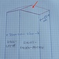 Versandmetall -Set van 45 RVS afdekhoeken voor hekwerklatten 70/31/10, lengte 60 mm (zoals BE-608458) en 2 stuks RVS hoeken 135° 30x45mm, lengte 55mm