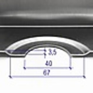 Versandmetall RESTPOSTEN Edelstahl Duschwanne, Duschtasse { R3 } 1,5mm, INNEN  Schliff K320, 545x975mm, Höhe  110mm, 2 Abläufe diagonal