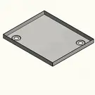 Versandmetall RESTPOSTEN Edelstahl Duschwanne, Duschtasse { R3 } 1,5mm, INNEN  Schliff K320, 545x975mm, Höhe  110mm, 2 Abläufe diagonal