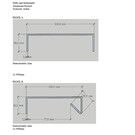 Versandmetall -Set Abdeckung aus 2mm Aluminium,Eloxiert  Profil A  4x1500mm, 30x120x30mm ,Profil B 2x1500mm, 30x100x25,5mm abkantung 10mm