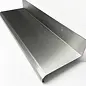 Versandmetall RESTPOSTEN Stabiles Edelstahlbord Edelstahl Küchenregal edel geschliffen Korn 320 ( sichtbaren Seite ) Variante 3 , Materialstärke 1,5mm, Länge 1500 mm, Abmessungen gem Skizze  OHNE Schutzfolie