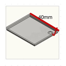 Versandmetall Edelstahl Duschwanne, Duschtasse {R3X} 1,5mmEdelstahl Duschwanne, Duschtasse  1,5mm  umlaufender Rand 3x 20 +1x40mm, INNEN  Schliff K320, Tiefe ab  500 mm, Breite  ab  600 mm, 1 oder 2 Ablaufbohrungen, verschiedene Höhen, umlaufender Rand 20mm, INNEN  Sch