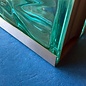 Versandmetall STOCK RESTANT [5A] Profilé de bordure pour brique de verre Profilé en U en acier inoxydable de 1,0 mm adapté aux briques de verre de 80 mm Surface unilatérale avec grain de meulage 320, côté visible EXTÉRIEUR, longueur 2500 mm