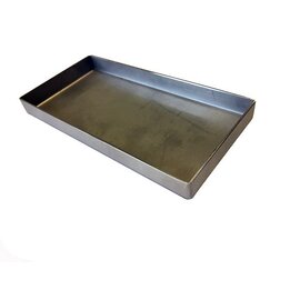 Versandmetall Edelstahlwanne Reihe 1 Ecken dicht geschweißt und gebeizt, Edelstahl 1,5mm h=180mm axb 620x900mm AUSSEN  Schliff K320