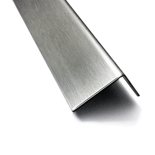 Versandmetall RESTANT [13B] 1 stuk. Roestvrijstalen hoekprofiel, enkelvoudig gevouwen, oppervlak K320 geborsteld, zichtbare zijde buiten, axb: 10x10 mm, materiaaldikte 1,0 mm, lengte 2000 mm