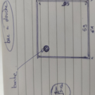 Versandmetall Op maat gemaakt - Douchebak van roestvrij staal, douchebodem {R3A} 1,5 mm, binnenafwerking K320, afmetingen 560x591 mm, plus 10 mm rand, hoogte 50 mm, volgens schets