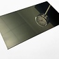 3er Set Zuschnitte 420x280mm  (42x28cm) aus 1,0mm Blech, spiegelnd/glänzend  2R (3D) Edelstahlblechzuschnitte Materialstärke 1,0mm