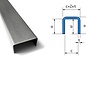 Versandmetall Profilé en U en acier inoxydable V4A [1.44404], cintré, dimensions intérieures axcxb 40x40x40 mm, épaisseur t = 1,5 mm, longueur 1000 mm, finition extérieure K320
