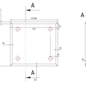 Versandmetall Sonder - Edelstahl Duschwanne, Duschtasse { R3A } 1,5mm , INNEN Schliff K320, Maße 676x647mm, inkl. 30mm umlaufender Rand, Höhe 30mm, nach Skizze