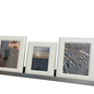 Versandmetall Speciale set van 4 fotolijsten/fotoplanken/kruidenrekken van roestvrij staal, 80 mm diep, aan beide zijden geborsteld (korrel 320), 1200 mm lang; 1 aluminium, ruw op maat gesneden 600x600 mm, plaatdikte 1,5 mm, beschermfolie aan één zijde; staal, ca. 100