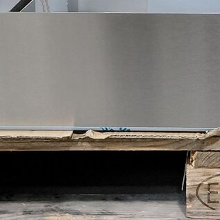 Versandmetall Opruimingsartikel - Roestvrijstalen bak, serie 1, hoeken gelast 2,0 mm, h=167 mm, axb 684x1704 mm, één zijde geslepen K320 - Kopie