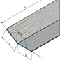 Versandmetall a) 1 profilé en L, peinture anthracite, extérieur, 110 x 120 x 1 mm x 2500 mm ; b) 1 profilé en L, peinture anthracite, extérieur ou intérieur (une seule face possible), 10 x 10 x 1 mm x 2500 mm ; c) 2 profilés en Z, peinture anthracite (voir photo), 10 x