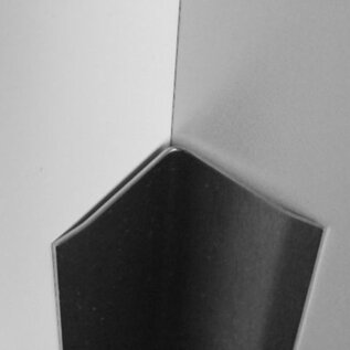 Versandmetall Corniere intérieur en inox Angle de protection des cornières Angle de protection des angles equilateral 90 ° longueur 1250 mm - Copy