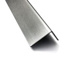 Versandmetall Speciaal roestvrijstalen hoekprofiel, geborsteld met korrelgrootte 320, 1 stuk 20x100 mm, lengte 1870 mm; 4 stuks 20x20 mm, lengtes 1x290 mm, 1x210 mm, 1x160 mm, 1x60 mm; roestvrijstalen Z-profiel 40x90x20 mm, lengte 890 mm, alle plaatdikte 1 mm