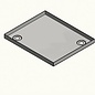 Versandmetall Edelstahl Duschwanne, Duschtasse { R1A } 1,5mm, INNEN  Schliff K320,800 × 650 mm, 1 oder 2 Ablaufbohrungen,40 mm Hoch