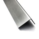 Versandmetall Sonderset 10 Stück   Edelstahwinkel ,gebürstet Korn 320,Blechstärke 1,5mm, 30x30mm,Länge 1200mm
