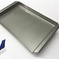 Versandmetall Roestvrijstalen schaal R2 gelast Materiaaldikte 1,5 mm lengte / diepte (a) 300 mm buitengrond K320 - Copy