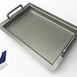 Versandmetall Sonder Edelstahlwanne R2 geschweißt Materialstärke 1,5mm , 300x700mm,Höhe 55mm inkl.2 Bohrungen für M5 Schrauben und Griffen