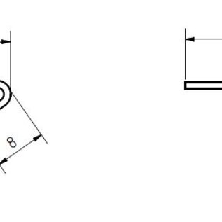 8 Stück  Treppen Abtropfprofile, Edelstahl gebürstet Korn 320, Breite 20mm ,Länge : 1 Stück 970mm, 7 St. 300mm ,Blechstärke 1mm