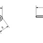 8 Stück  Treppen Abtropfprofile, Edelstahl gebürstet Korn 320, Breite 20mm ,Länge : 1 Stück 970mm, 7 St. 300mm ,Blechstärke 1mm