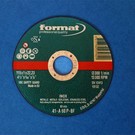 Format 3 Stück Trennscheibe 115 x 1,0 mm (Edelstahl)
