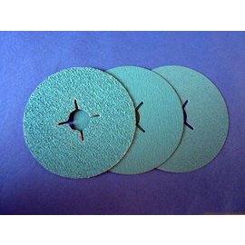 Klingspor AG 5 stuks slijpschijven fiberschijfen 115 mm (roestvrij staal)