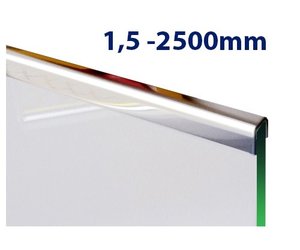 U-Profil aus Edelstahl 2-fach gekantet, Oberfläche auswählbar von  Versandmetall kaufen - Versandmetall Online Shop