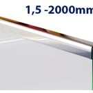 Versandmetall Einfassprofil Edelstahl 1,5mm Länge 2000mm