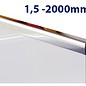 Versandmetall Glas Einfassprofil U-Profil Edelstahl bis Länge 2000mm von 8mm bis 12,52mm Glas