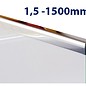 Versandmetall Glas Einfassprofil U-Profil Edelstahl bis Länge 1500mm von 8mm bis 12,52mm Glas