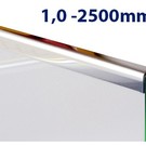 Versandmetall Profil encadrement inox  en acier inoxydable de 1,0mm, longueur 2500mm