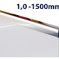 Versandmetall Glas Einfassprofil U-Profil Edelstahl bis Länge 1500mm von 8mm bis 12,52mm Glas