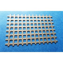 Quadratlochblech 1,0mm  8x8mm Steg 4mm, Schnittkanten offen