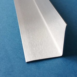 Versandmetall Corniere de protection interieur en tôle d'acier inoxydable longueur 2500 mm isocéle 90°,