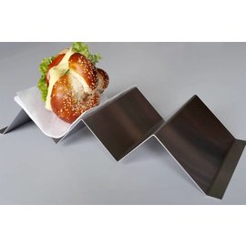 Versandmetall 2er Hot-Dog-Ablage Snackwelle