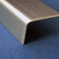 Versandmetall RVS 304 Hoekprofiel ongelijkzijdig gezet 90° Lengte 1500 mm