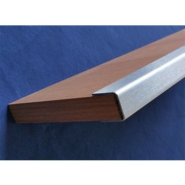 Versandmetall Eindprofiel 1,5mm vor Plaatmateriaal Hout