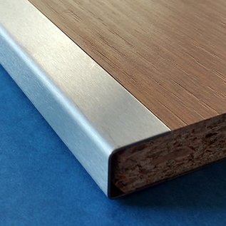 Versandmetall Eindprofiel U-Profiel 1,0 mm gemaakt van roestvrij Staal voor gefreesde platen