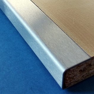 Versandmetall Eindprofiel U-Profiel 1,0 mm gemaakt van roestvrij Staal voor gefreesde platen