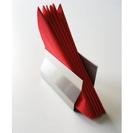 Versandmetall Elegant servethouder gemakt van roestvrij Staal buitenkant geschuurd(grid320)