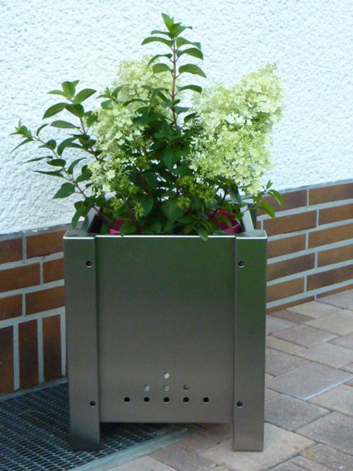 Blumenkübel Pflanzkübel Übertopf aus Edelstahl von Versandmetall kaufen -  Versandmetall Online Shop