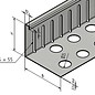 Versandmetall Petite bande de gravier - aluminium Al99.5 - perforée - pliée à 90 °